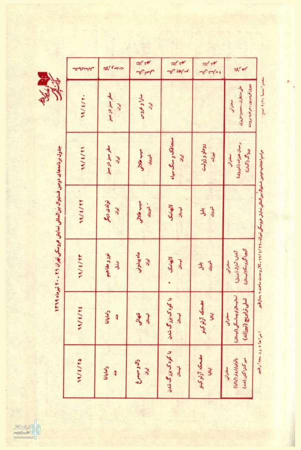 دومین جشنواره بین المللی تئاتر عروسکی تهران مبارک (۱۳۶۹) 2